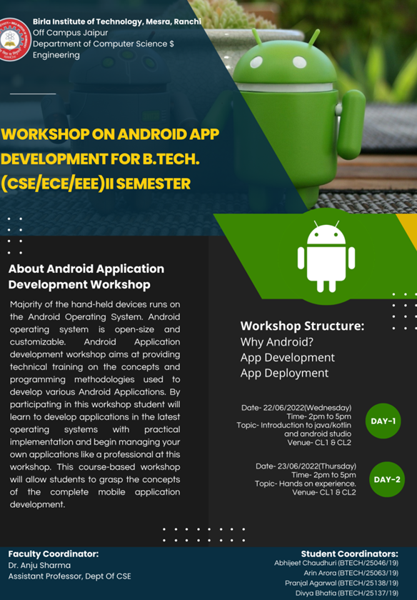 Workshop on Android 
